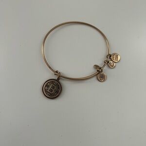 Alex and Ani Boston Bruins NHL Hockey Adjustable Bronze Charm Bracelet